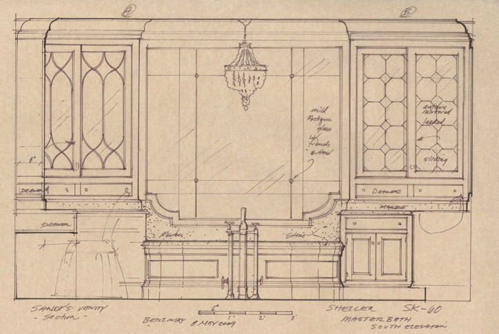 Master Bathroom Elevation