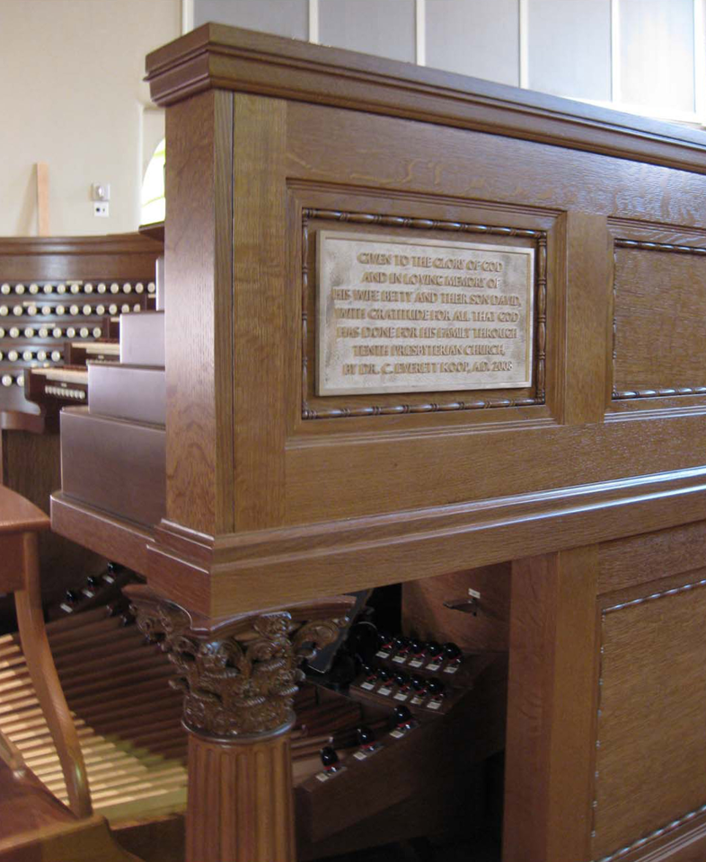 Tenth Koop Organ Console